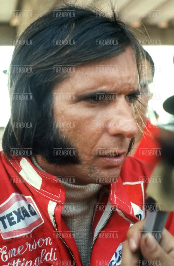 Emerson Fittipaldi, 1974 - Farabola Immagine digitale