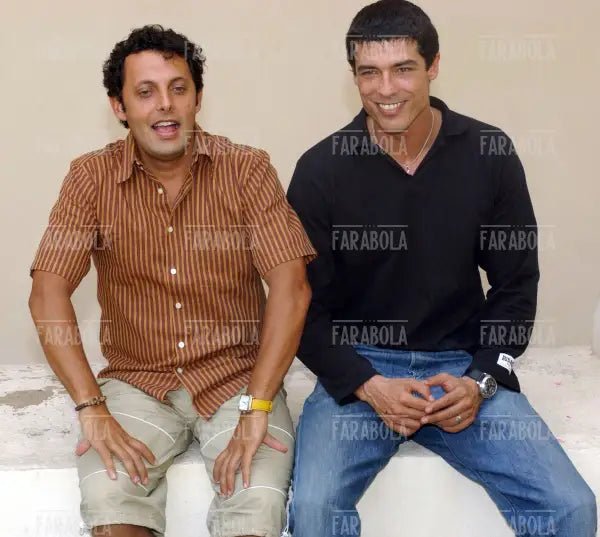 Enrico Brignano e Alessandro Gassman, Giffoni Film Festival, 2002 - Farabola Immagine digitale