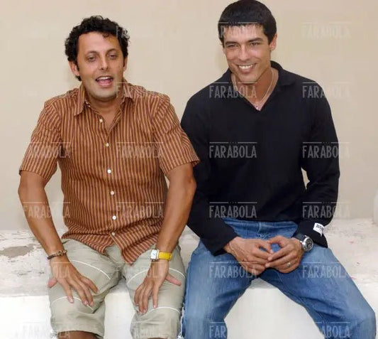Enrico Brignano e Alessandro Gassman, Giffoni Film Festival, 2002 - Farabola Immagine digitale