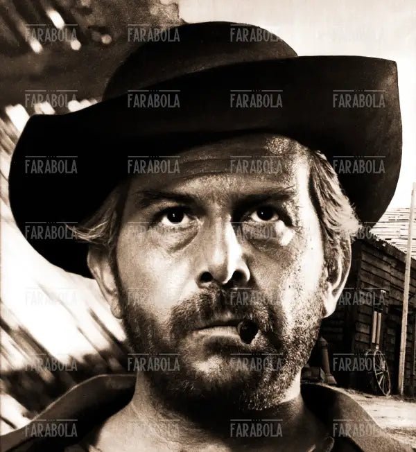 Enrico Maria Salerno in una scena del film Bandidos, 1968 - Farabola Immagine digitale