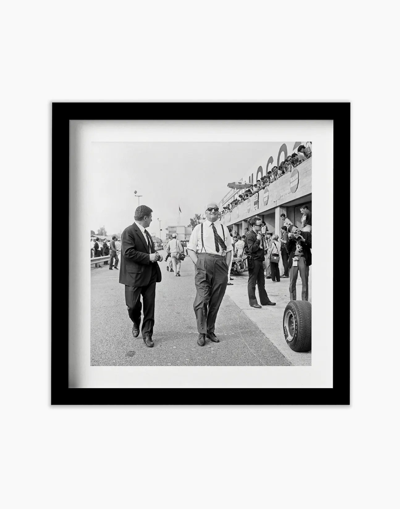 Enzo Ferrari, Gran Premio d'Italia 1966 - Farabola Fotografia