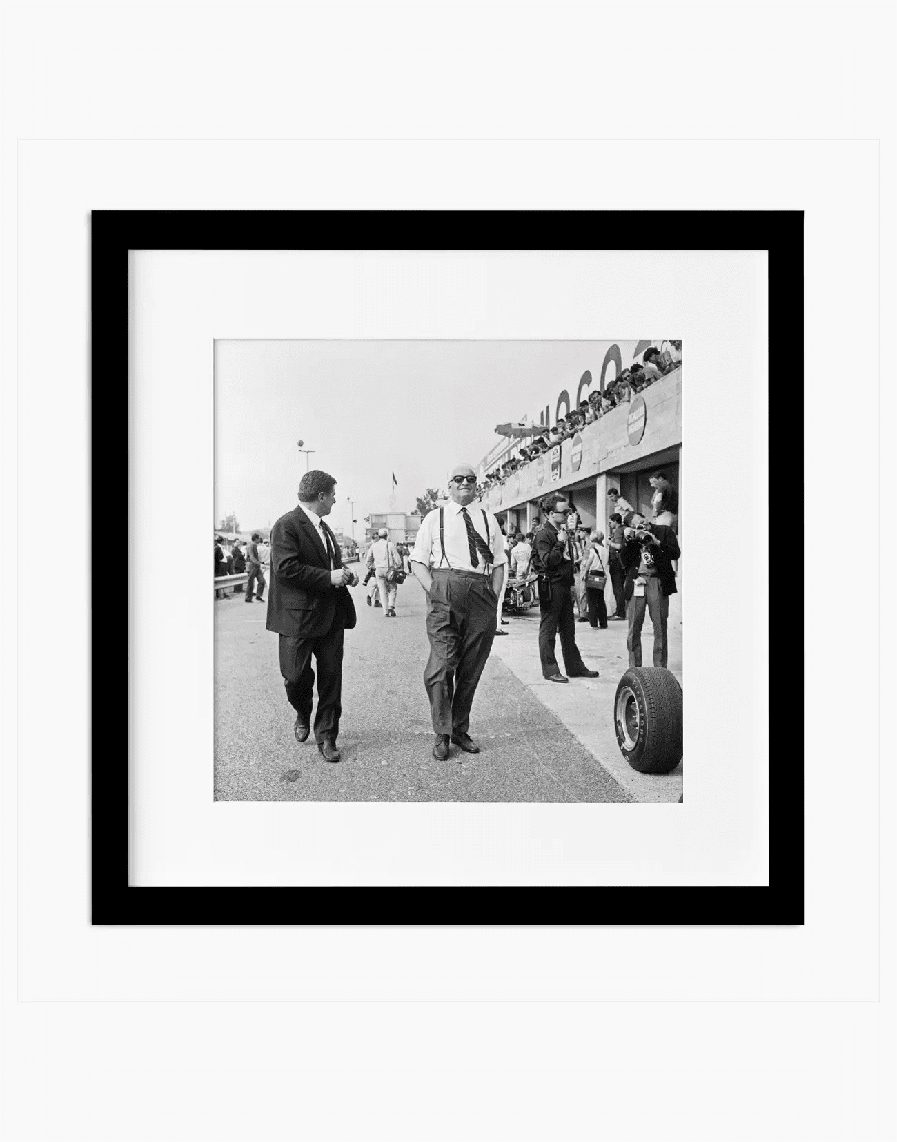 Enzo Ferrari, Gran Premio d'Italia 1966 - Farabola WhiteWall App Product