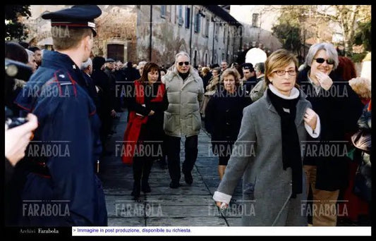 Enzo Jannacci ai funerali di Giorgio Gaber, Milano, 2003 - Farabola Immagine digitale