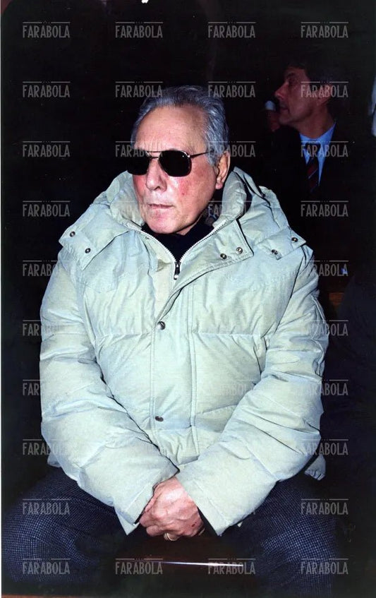 Enzo Jannacci ai funerali di Giorgio Gaber, Milano, 2003 - Farabola Immagine digitale