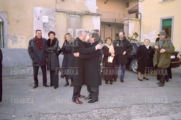 Enzo Jannacci al matrimonio di Paolo Rossi, Milano, 2001 - Farabola Immagine digitale