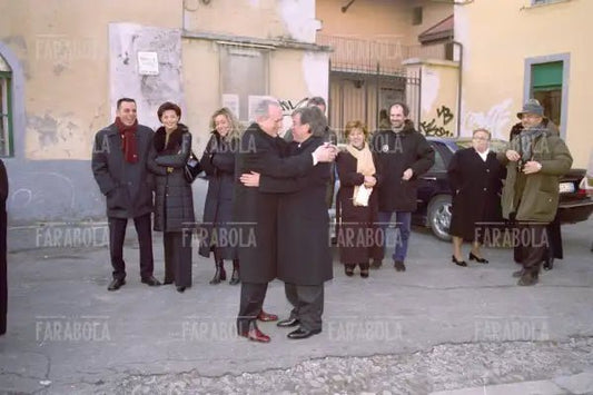 Enzo Jannacci al matrimonio di Paolo Rossi, Milano, 2001 - Farabola Immagine digitale