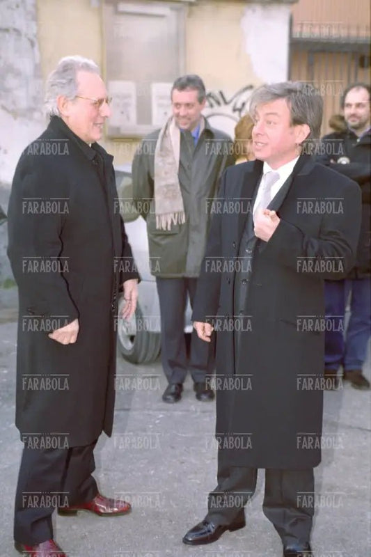 Enzo Jannacci al matrimonio di Paolo Rossi, Milano, 2001 - Farabola Immagine digitale