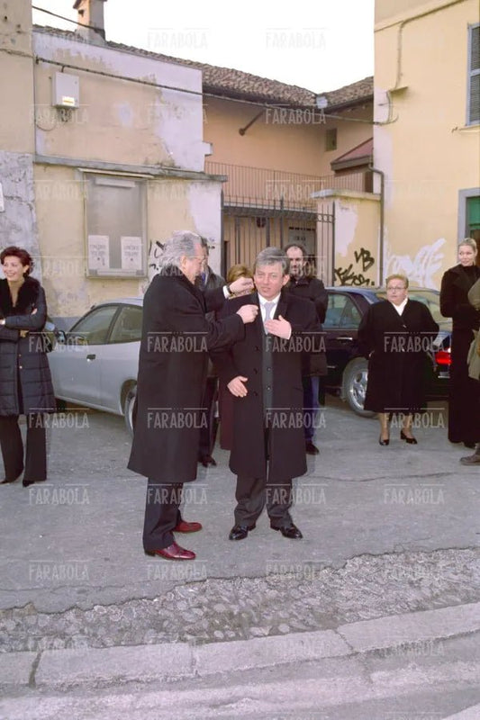 Enzo Jannacci al matrimonio di Paolo Rossi, Milano, 2001 - Farabola Immagine digitale