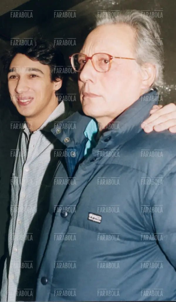 Enzo Jannacci con il figlio Paolo, Milano, 1997 - Farabola Immagine digitale