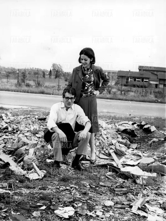 Enzo Jannacci e Renza Corbani, Milano, 1964 - Farabola Immagine digitale