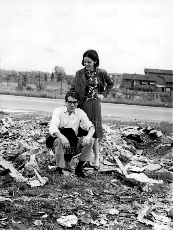 Enzo Jannacci e Renza Corbani, Milano, 1964 - Farabola Immagine digitale