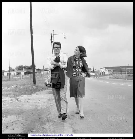 Enzo Jannacci e Renza Corbani, Milano, 1964 - Farabola Immagine digitale