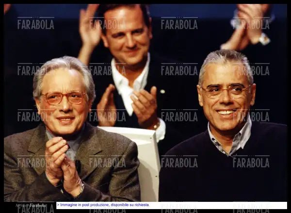 Enzo Jannacci e Teo Teocoli, Quelli che il calcio, 1999 - Farabola Immagine digitale