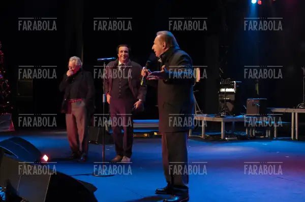 Enzo Jannacci, Franco Nisi e Mike Bongiorno, Milano la città per cantare, 2003 - Farabola Immagine digitale