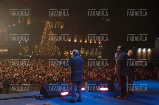 Enzo Jannacci, Franco Nisi e Mike Bongiorno, Milano la città per cantare, 2003 - Farabola Immagine digitale