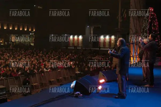 Enzo Jannacci, Franco Nisi e Mike Bongiorno, Milano la città per cantare, 2003 - Farabola Immagine digitale