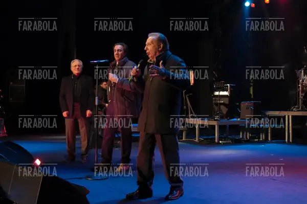 Enzo Jannacci, Franco Nisi e Mike Bongiorno, Milano la città per cantare, 2003 - Farabola Immagine digitale