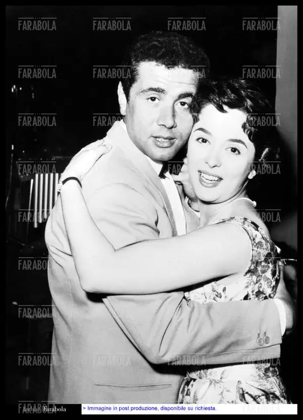 Enzo Tortora e Marisa Borroni, Festival della canzone di Grado, 1958 - Farabola Immagine digitale