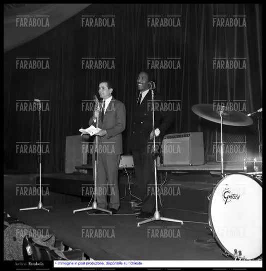 Enzo Tortora ed Henry Wight, Anteprima del disco, 1965 - Farabola Immagine digitale