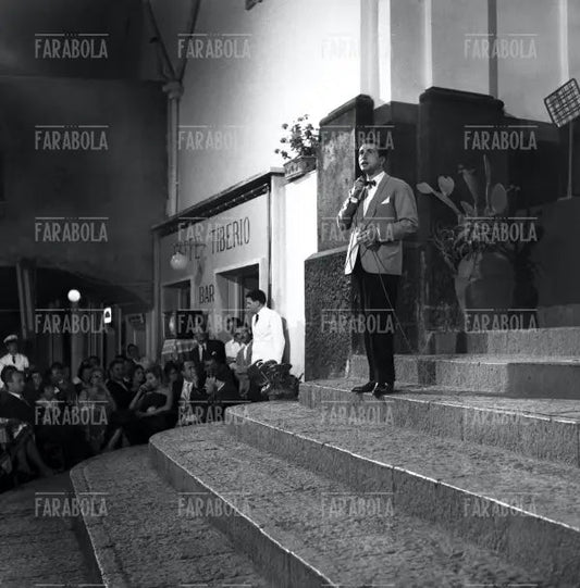 Enzo Tortora, Festival La Scala d'oro, 1959 - Farabola Immagine digitale