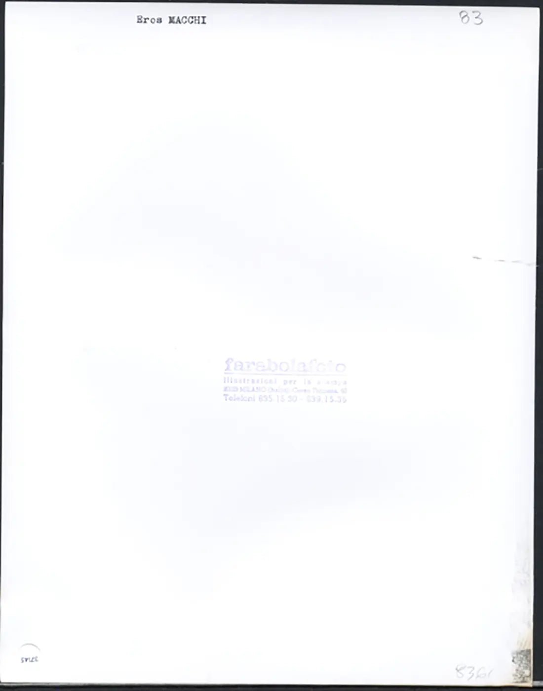 Eros Macchi 1983 Ft 37145 - Stampa 20x30 cm - Farabola Stampa ai sali d'argento