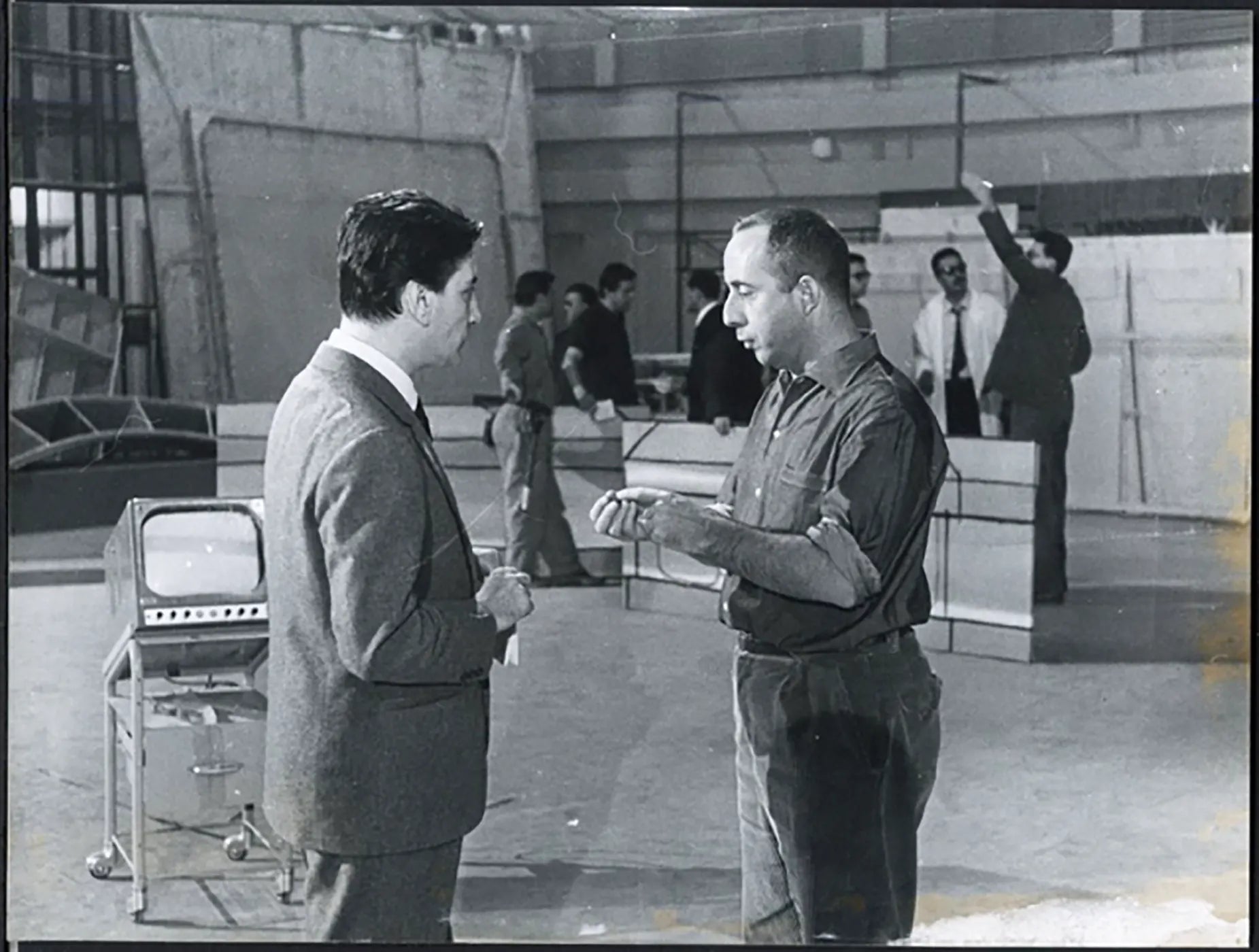 Eros Macchi e Alberto Bonucci 1961 Ft 37142 - Stampa 20x25 cm - Farabola Stampa ai sali d'argento