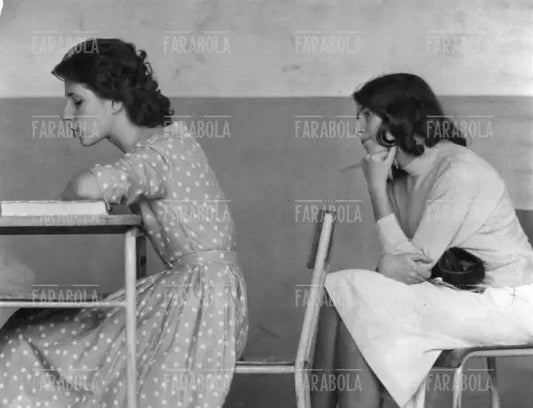 Esame di maturità, Milano, 1957 - Farabola Immagine digitale