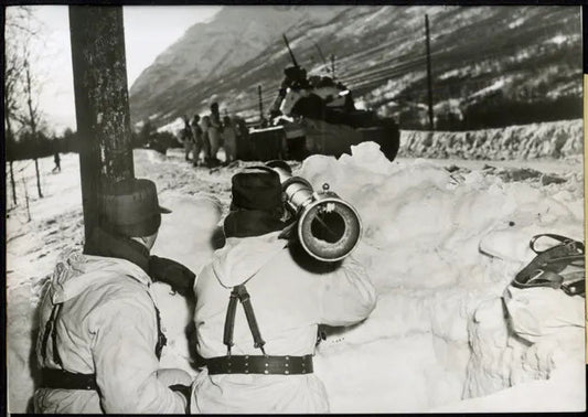 Esercitazioni Nato in Norvegia 1958 Ft 4430 - Stampa 18x13 cm - Farabola breadcrumbs : fotografie - vintage; foto - vintage - storia