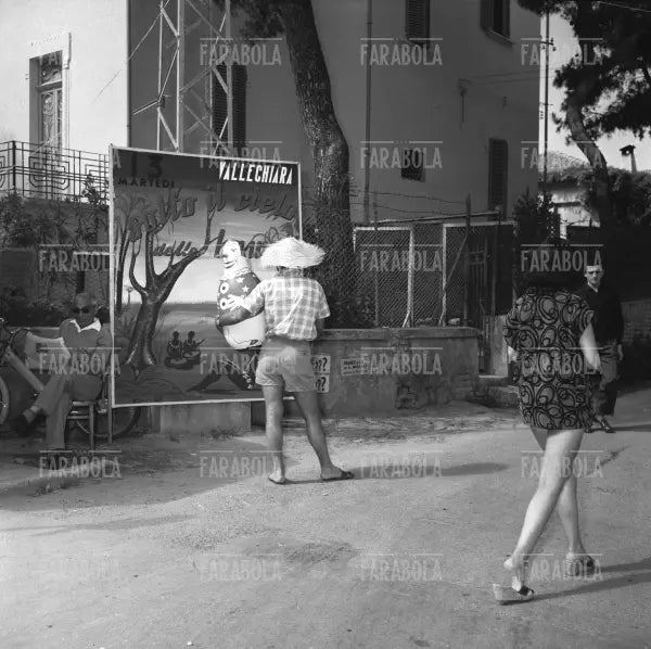 Estate in riviera adriatica, 1954 - Farabola Immagine digitale