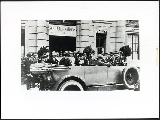 Esterno della Società delle Nazioni 1925 Ft 37792 - Stampa 24x18 cm - Farabola Stampa ai sali d'argento (anni 90)