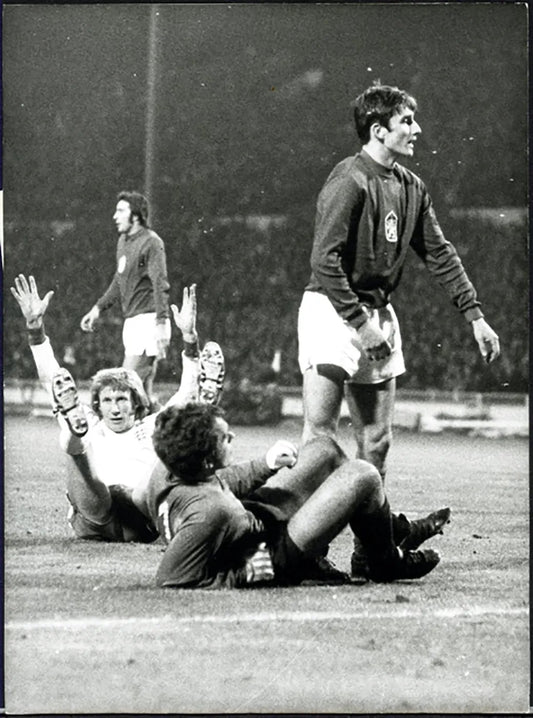 Europei Inghilterra vs Cecoslovacchia 1974 Ft 5763 - Stampa 20x15 cm - Farabola Stampa ai sali d'argento