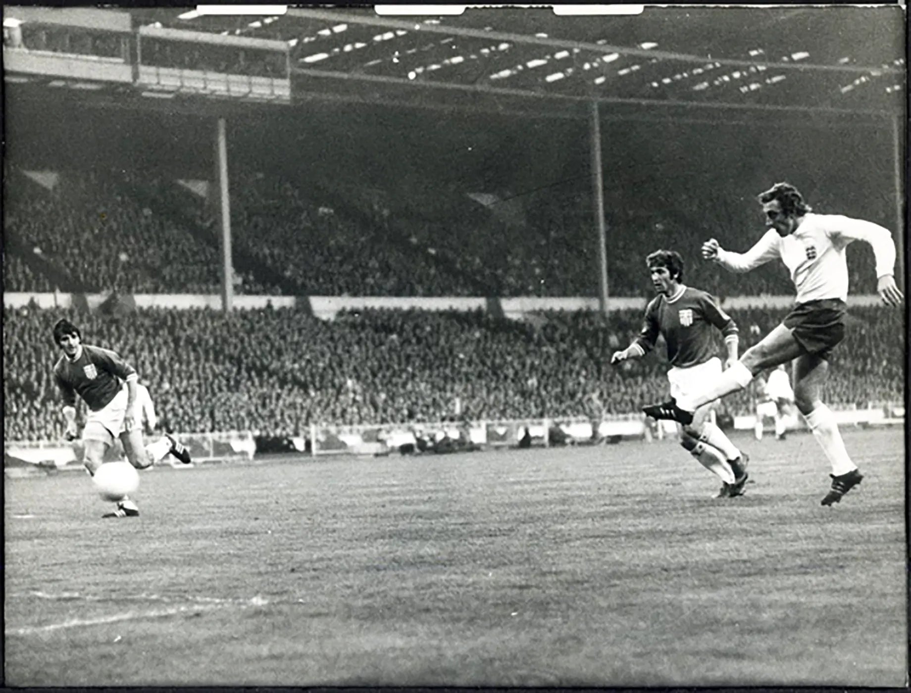 Europei Inghilterra vs Grecia 1971 Ft 5754 - Stampa 20x15 cm - Farabola Stampa ai sali d'argento