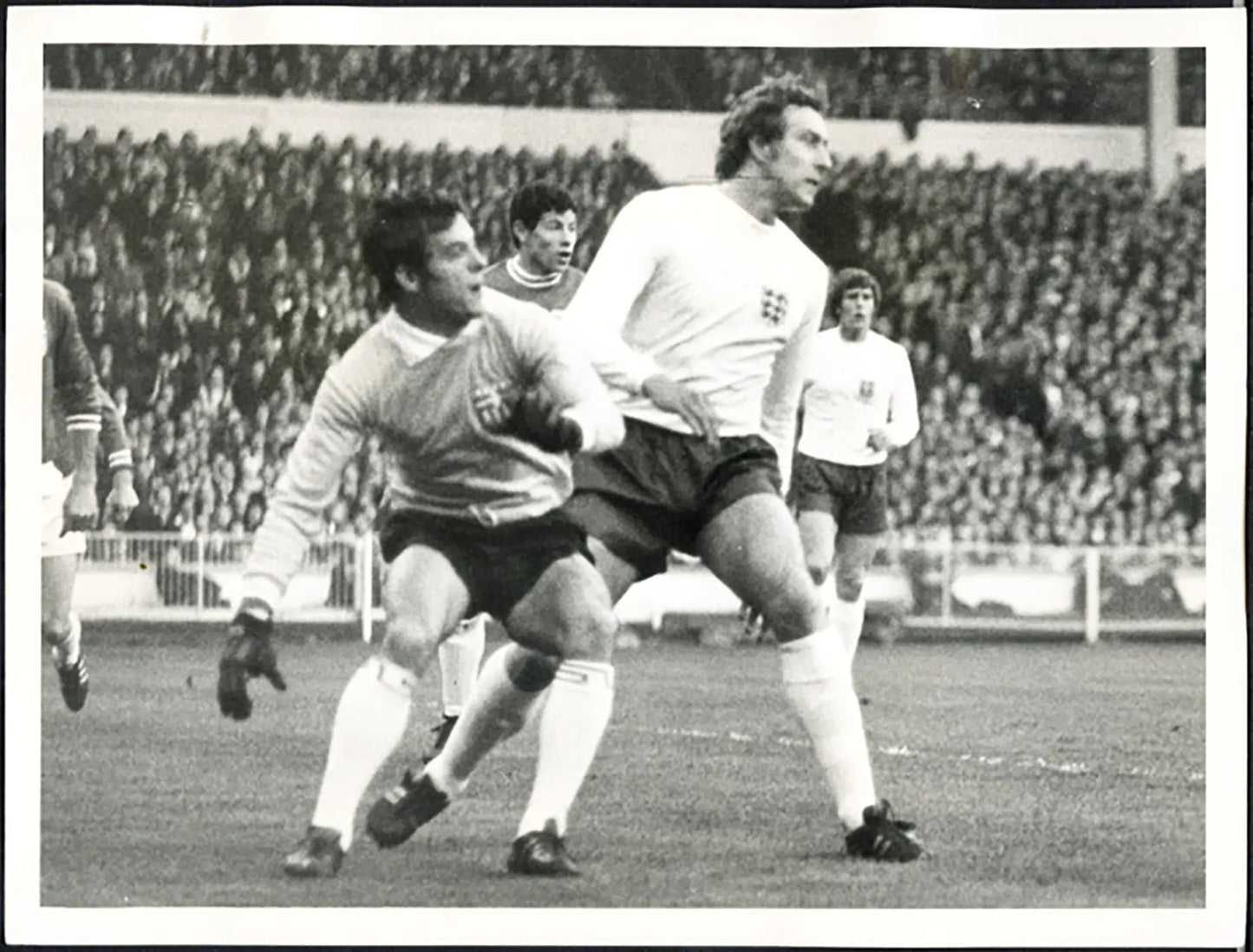 Europei Inghilterra vs Grecia 1971 Ft 5766 - Stampa 20x15 cm - Farabola Stampa ai sali d'argento