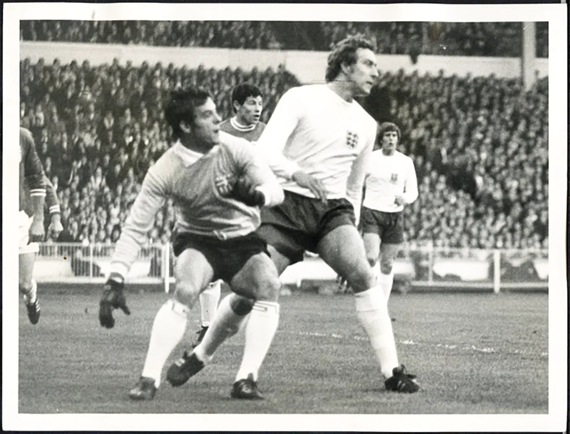 Europei Inghilterra vs Grecia 1971 Ft 5766 - Stampa 20x15 cm - Farabola Stampa ai sali d'argento