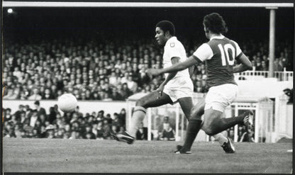 Eusebio e Kennedy Arsenal vs Benfica 1971 Ft 4578 - Stampa 26x15 cm - Farabola Stampa ai sali d'argento