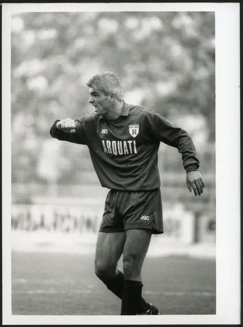 Fabrizio Ravanelli Reggiana 1991 - 1992 Ft 4531 - Stampa 24x18 cm - Farabola Stampa ai sali d'argento