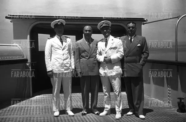 Farinacci sul transatlantico Conte di Savoia, 1937 - Farabola Immagine digitale