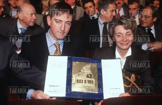 Faustino Coppi e Marina Locatelli, presentazione Giro d'Italia, 1997 - Farabola Immagine digitale
