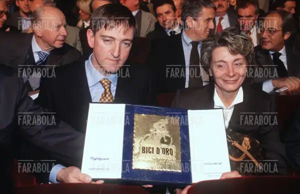 Faustino Coppi e Marina Locatelli, presentazione Giro d'Italia, 1997 - Farabola Immagine digitale