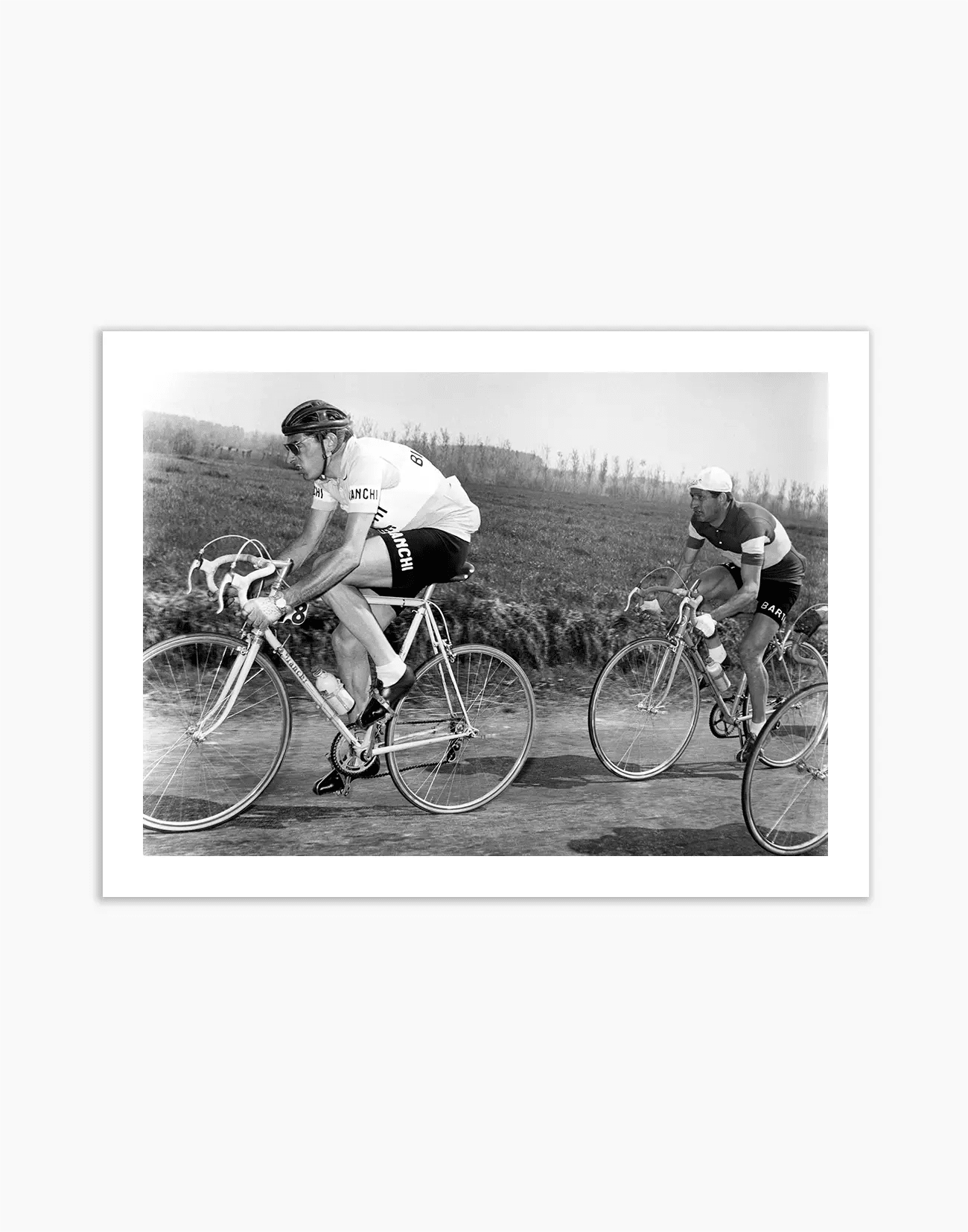 Fausto Coppi e Gino Bartali, Giro del Piemonte 1953 - Farabola WhiteWall App Product