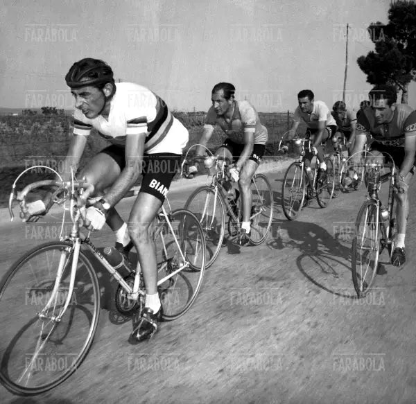 Fausto Coppi e Gino Bartali, Giro d'Italia, 1954 - Farabola Immagine digitale