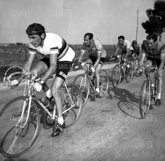 Fausto Coppi e Gino Bartali, Giro d'Italia, 1954 - Farabola Immagine digitale
