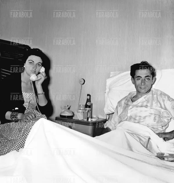 Fausto Coppi e Giulia Occhini, 1954 - Farabola Immagine digitale