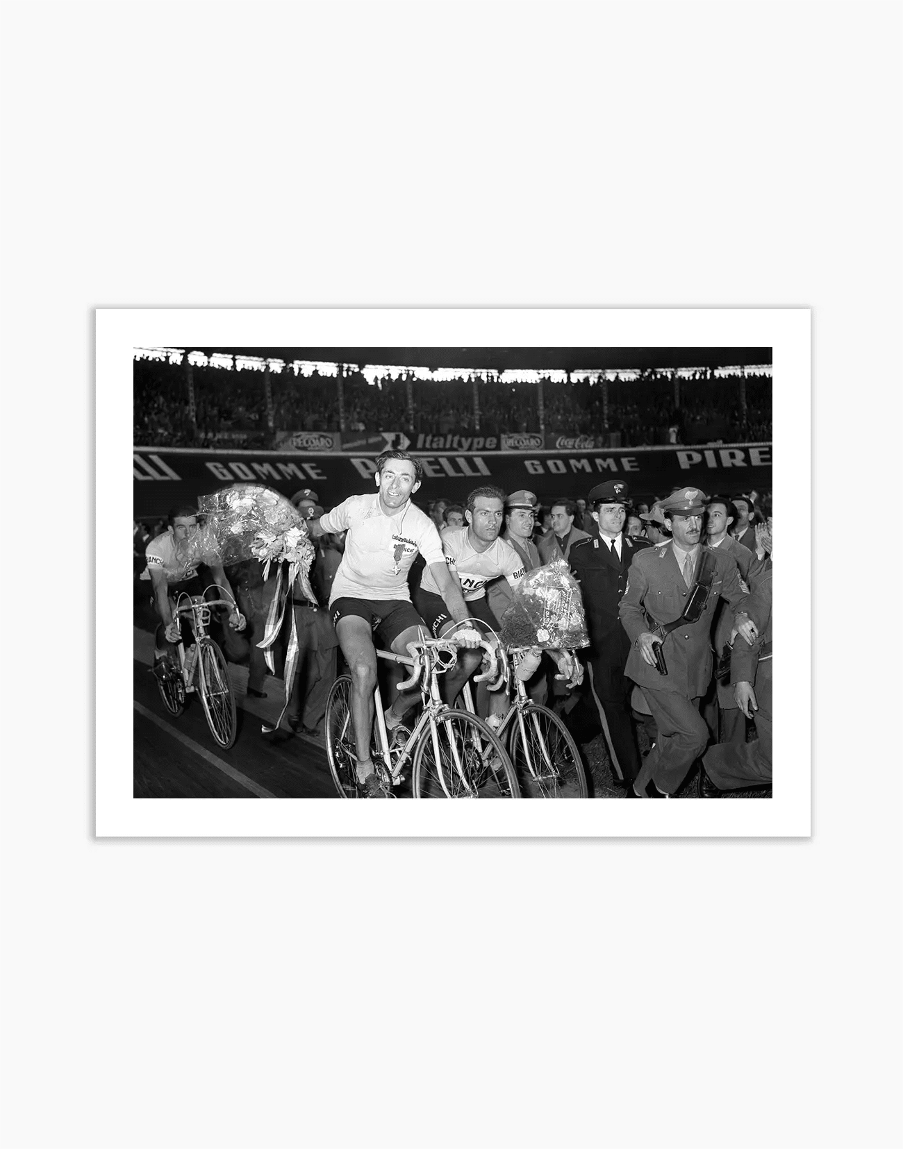 Fausto Coppi, Giro d'Italia 1953 - Farabola WhiteWall App Product