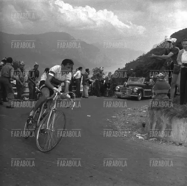 Fausto Coppi, Giro d'Italia, 1954 - Farabola Immagine digitale