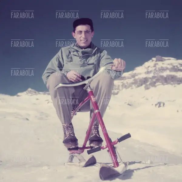 Fausto Coppi in montagna, anni 50 - Farabola Immagine digitale