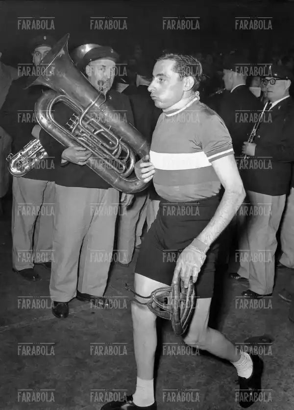 Fausto Coppi, Sei Giorni di Parigi, 1952 - Farabola Immagine digitale