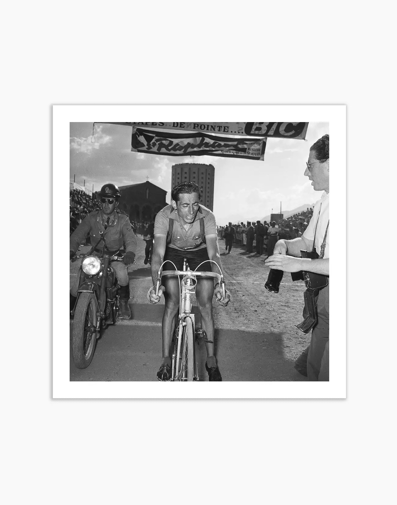 Fausto Coppi, Tour de France 1952 - Farabola WhiteWall App Product