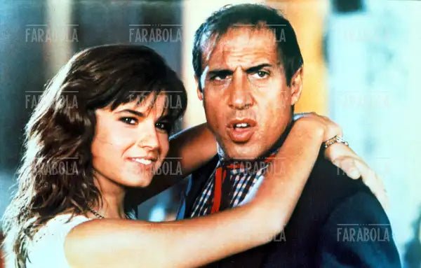 Federica Moro e Adriano Celentano nel film Segni Particolari: Bellissimo, 1983 - Farabola Immagine digitale