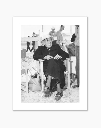 Fernandel sul set di don Camillo, 1961 - Farabola Fotografia